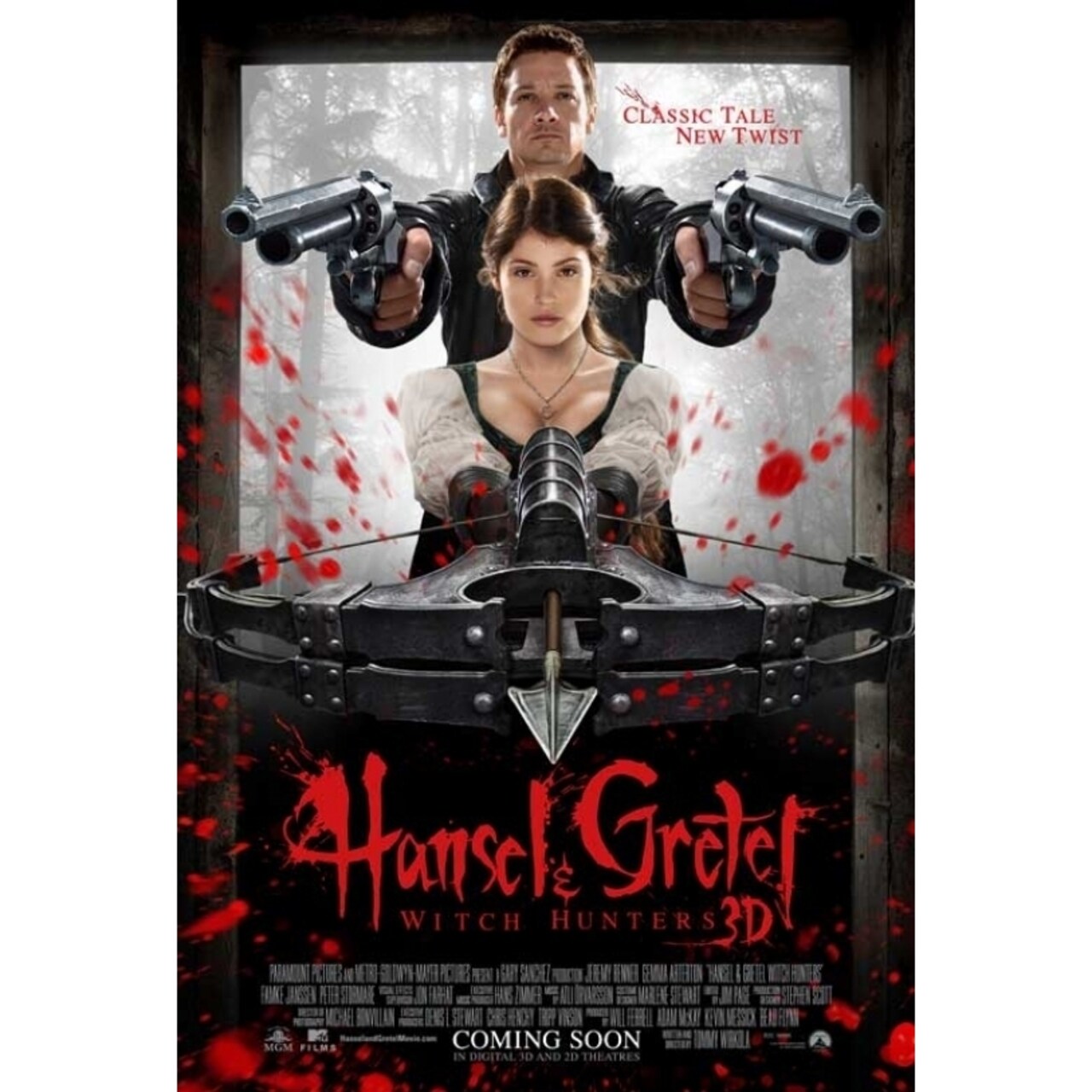 Pop Culture Graphics Hansel and Gretel Witch Hunters Movie Poster (11 x 17) - Item MOVGB30805